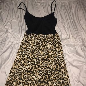 Leopard maxi dress